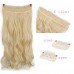 17 Colors Long Wavy High Temperature Fiber Synthetic Clip in Hair Extensions for Women freeship 15 days