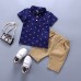 Clothing Sets boy Cotton casual children's wear Baby Boys T-shirt+ Shorts Pants 2 Pcs Sets freeship 14 days