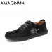 Comfortable Casual Shoes Loafers Men Shoes Quality Split Leather Men Flats Moccasins Shoes freeship 14 days