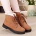 Snow boots classic heels suede women winter boots warm fur plush Insole ankle boots hot lace-up freeship 14 days