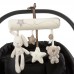 Rabbit baby hanging bed safety seat plush toy Hand Bell Stroller Mobile Gifts freeship 14 days