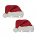 Nice Christmas Decorations For Home 10pcs Table Place Cards Christmas Santa Hat Wine Glass freeship 14 days
