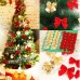 12PCS Pretty Bow Xmas Ornament Christmas Tree Decoration Festival Home New Year decor freeship 14 days