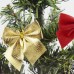 12PCS Pretty Bow Xmas Ornament Christmas Tree Decoration Festival Home New Year decor freeship 14 days