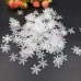 200pcs 3cm Christmas Tree Decorations Snowflakes White Plastic Artificial Snow Christmas freeship 14 days