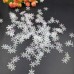 30pcs/lot 11cm Christmas Ornament White Plastic Snowflake Tree Window Decorations freeship 14 days