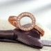 17KM Fashion Female Round Finger Rings For Women Lover Wedding Jewelry Party Trendy Rose Gold Sliver Color Ring Wholesale, Free Ship 30-50 days