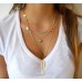 Hot Fashion Gold Color Multilayer Coin Tassels Lariat Bar Necklaces Beads Choker Feather Pendants Necklaces For Women Bijoux Free ship 30-60 days